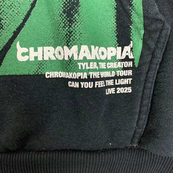Tyler the Creator Chromakopia World Tour Black Green Hoodie XXL 2XL - Picture 2 of 16